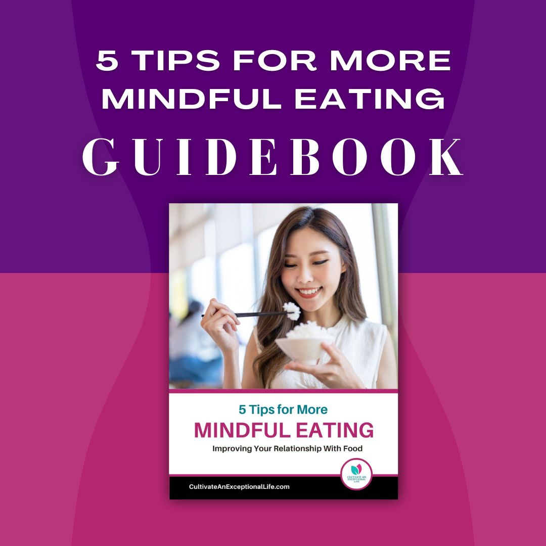 5 tips for more mindful eating Guidebook Mockup